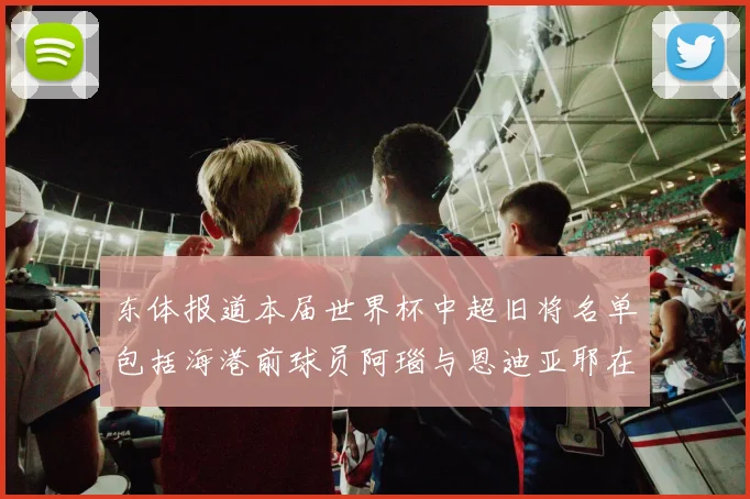 东体报道本届世界杯中超旧将名单包括海港前球员阿瑙与恩迪亚耶在内的10位球员
